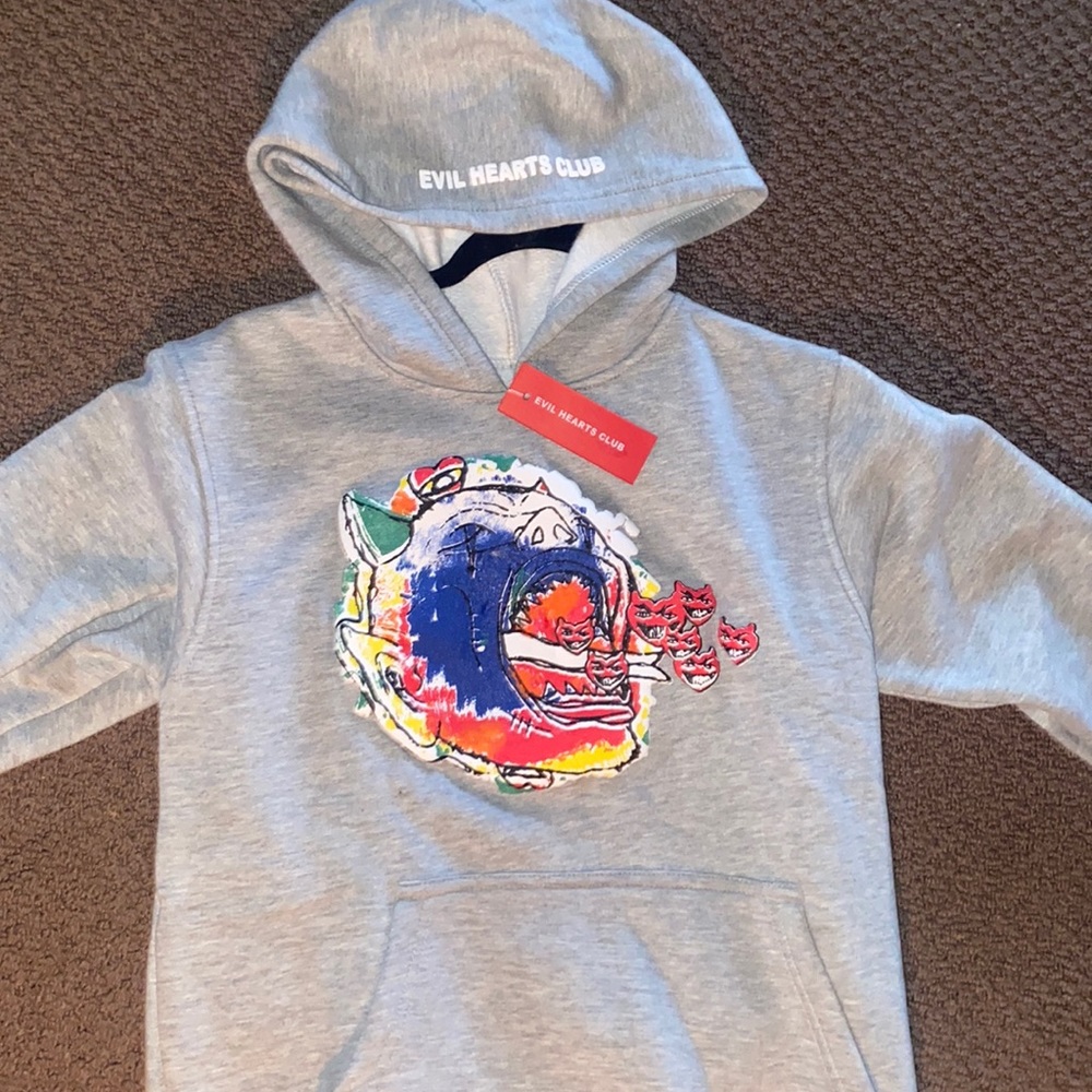 EVIL HEARTS CLUB DESIGNER HOODIE